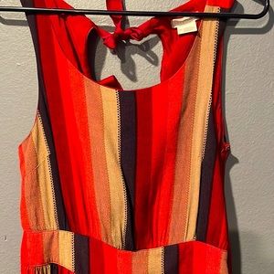 Adorable striped ribbon dress
